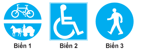 Biển nào báo hiệu “Nơi đỗ xe dành cho người khuyết tật”?